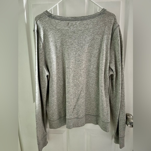 Aeropostale Gray Blue Deer Graphic Raglan Sweatshirt size XL - Picture 5 of 5